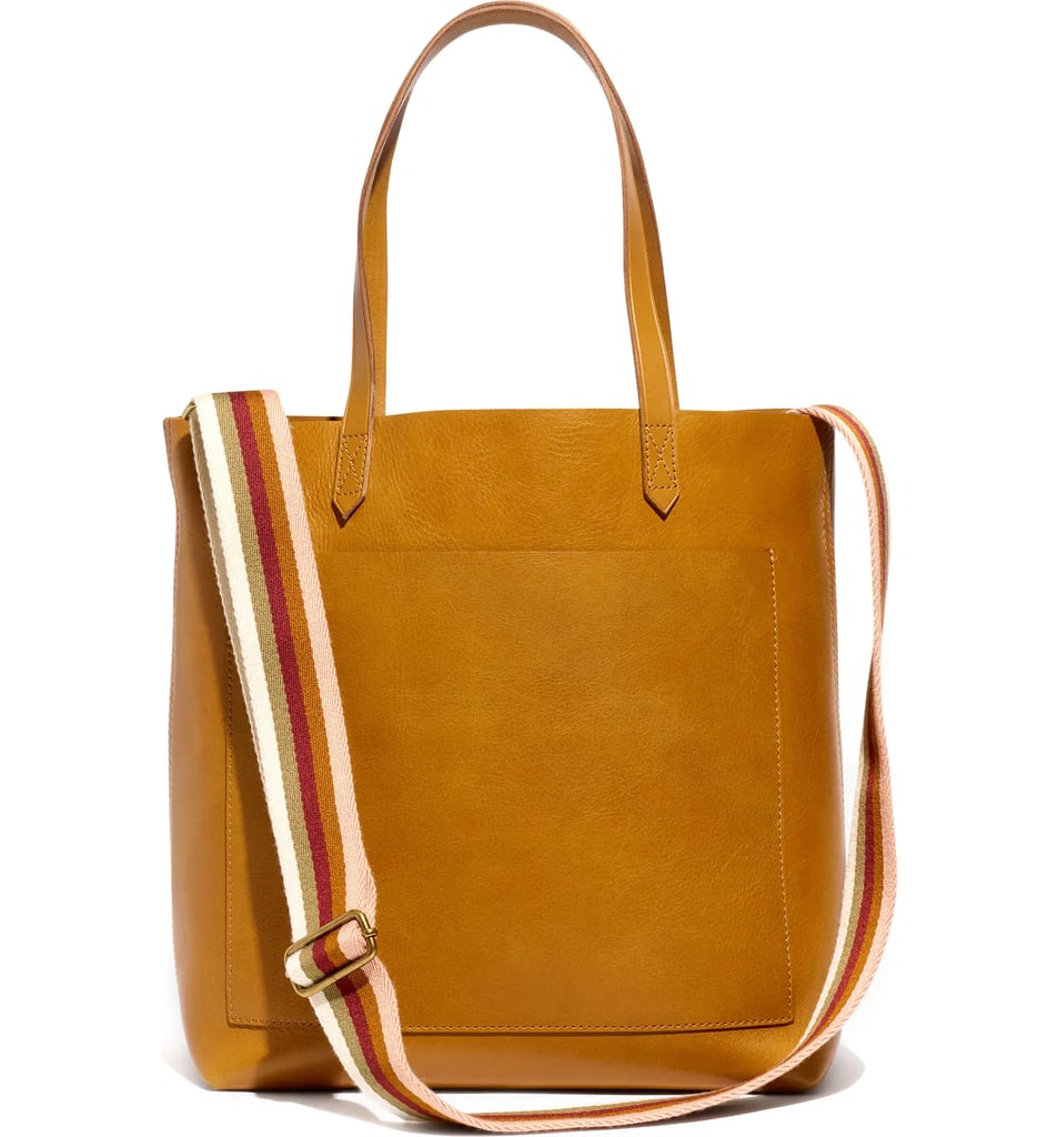 Handbags and Accessories: Madewell Stripe Strap Transport Tote