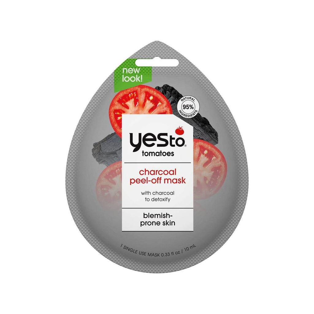 Yes To Tomatoes Charcoal PeelOff Face Mask Best Sheet Masks From