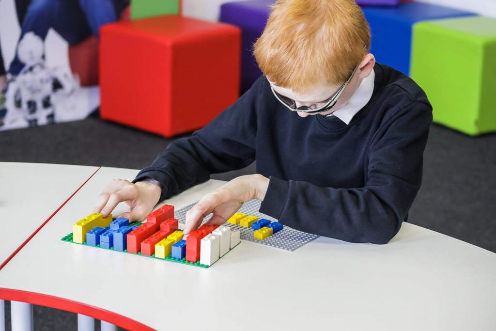 Lego Releasing Braille Bricks