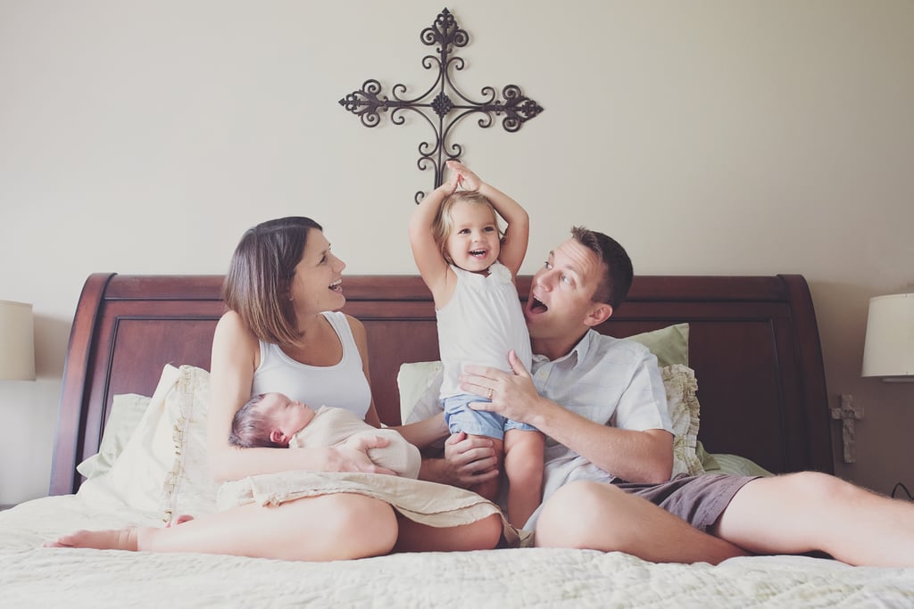Newborn With Inoperable Tumor in Family Photos