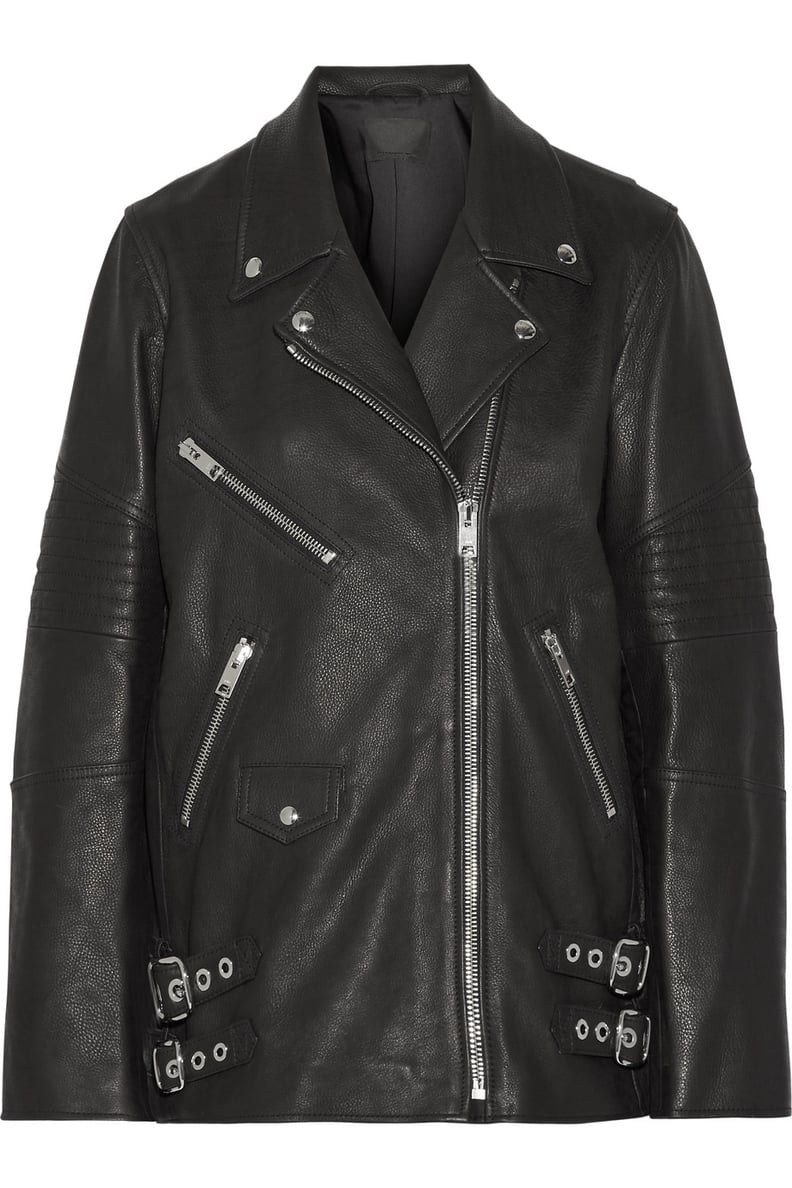 Alexander Wang Oversized Leather Biker Jacket