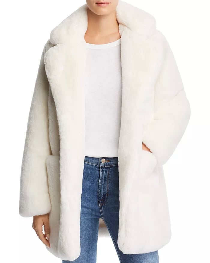 apparis sophie faux fur jacket