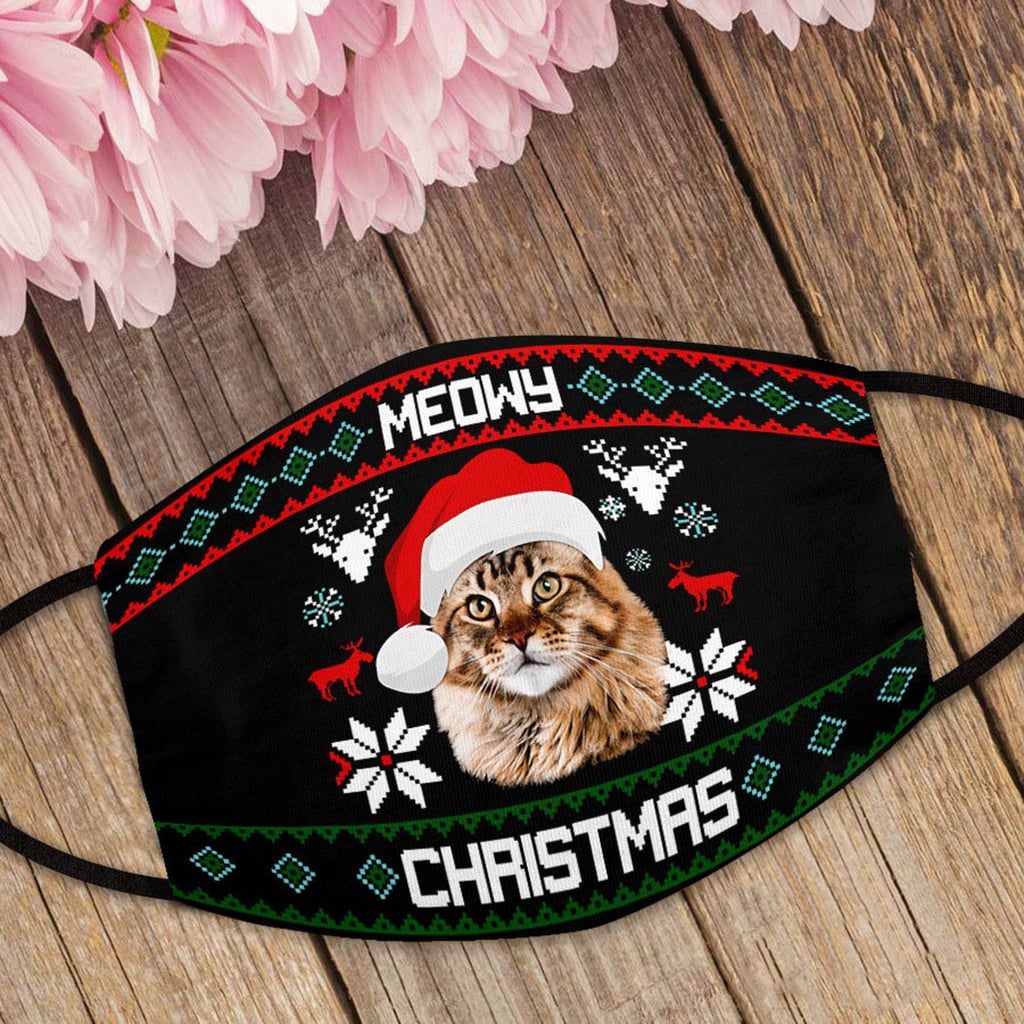 Meowy Christmas Cloth Face Mask