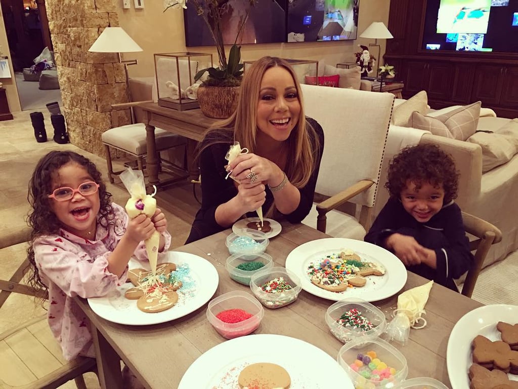 Mariah Carey and her kids made epic Christmas cookies.