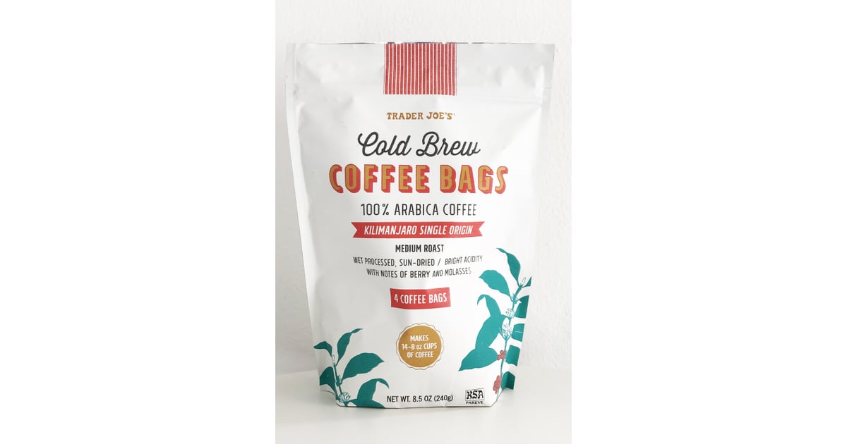 Cold Brew Coffee Bags (6) Best New Trader Joe's Products 2018