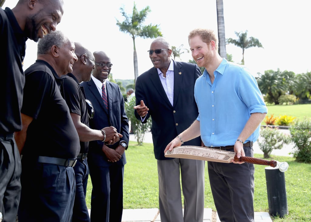 Prince Harry Dancing With Kids in the Caribbean 2016