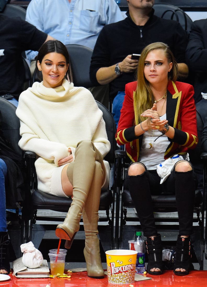 Kendall Went For a Luxe Look, While Cara Took the Edgy Route