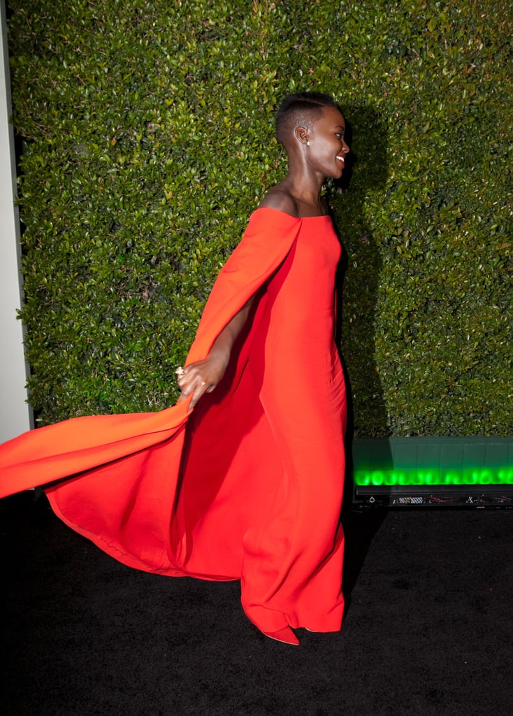 Lupita Nyong'o Dress Spins on the Red Carpet