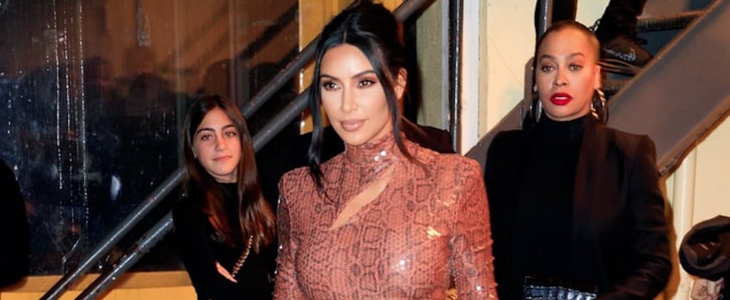 I'm Holding My Breath Just Looking at Kim Kardashian's Snakeskin Dress