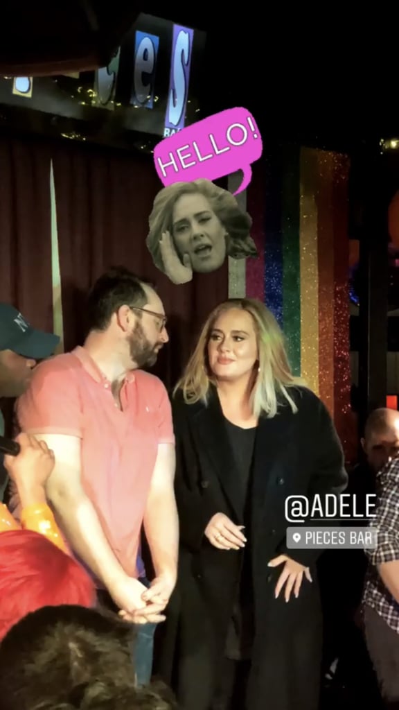 Adele and Jennifer Lawrence at NYC Pieces Gay Bar March 2019