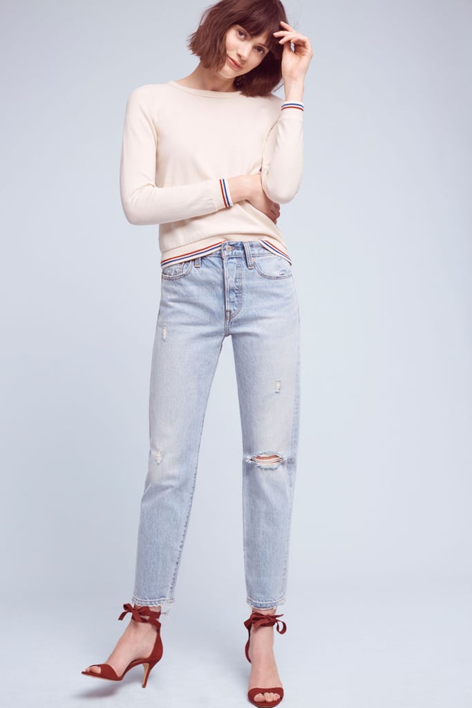 levi's wedgie high rise jeans turn to stone