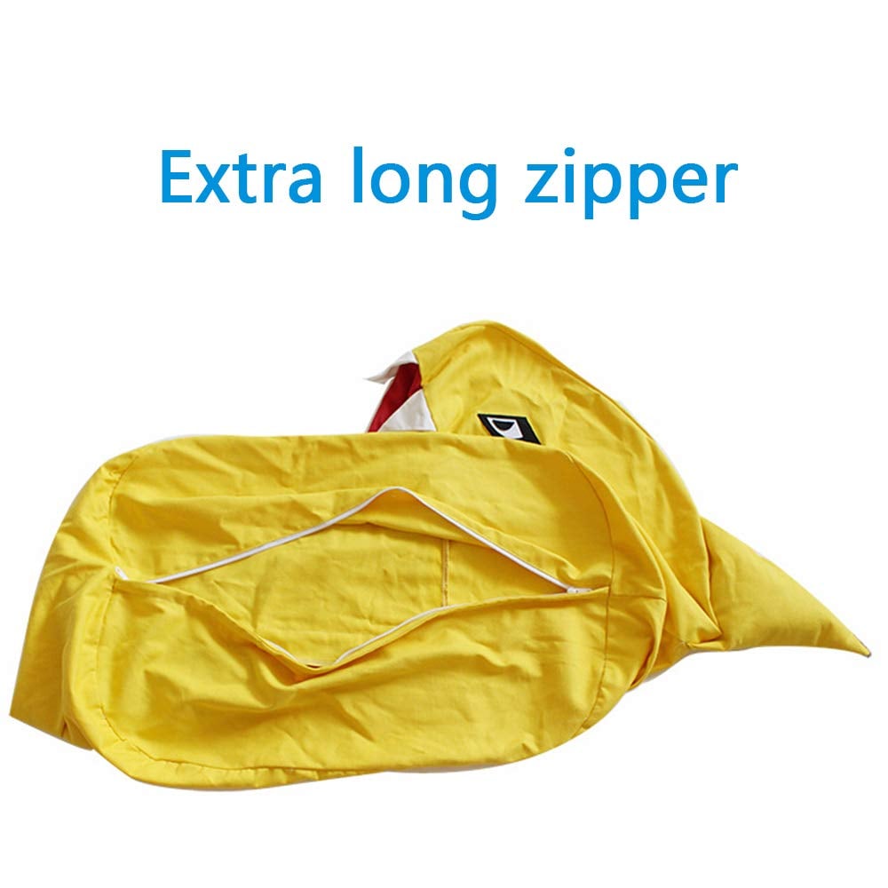 The extralong zipper on the Lmeison Animal Storage Bean Bag Chair ($24) means you can put objects of any size inside.