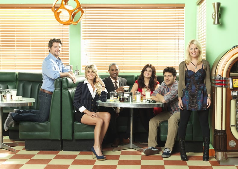 You won't be able to resist thinking of the gang from Happy Endings.