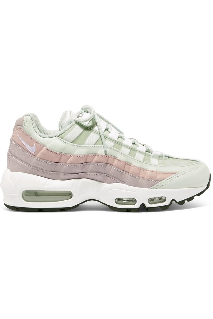Nike Air Max 95 Suede Mesh and Leather Sneakers