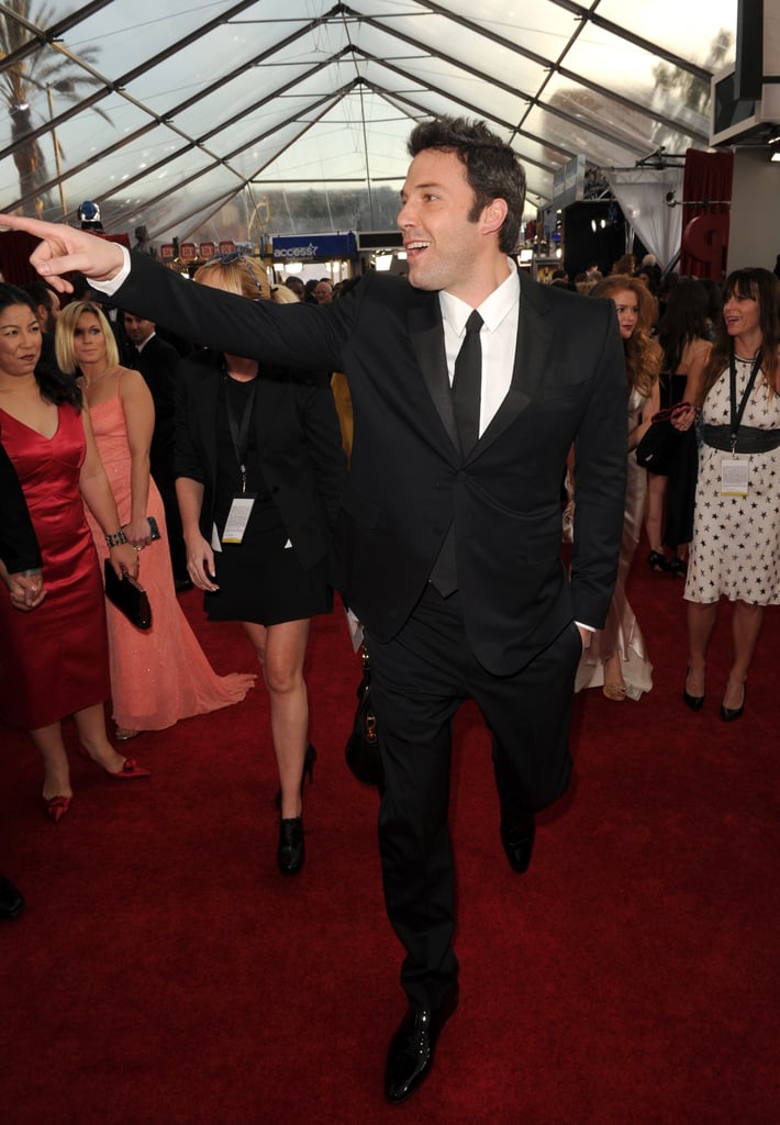 Ben Affleck worked the red carpet.