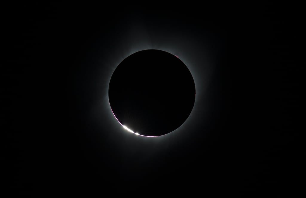 A view of the eclipse as captured by NASA.