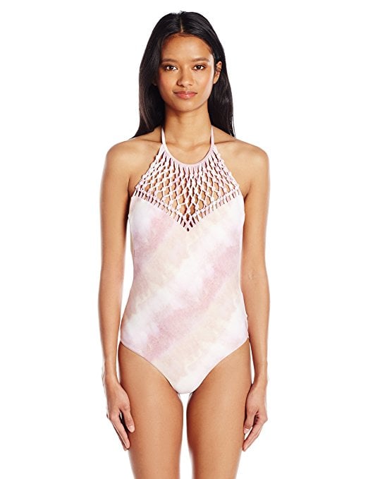Billabong Women's Today's Vibe Macrame One Piece Swimsuit  ($40)