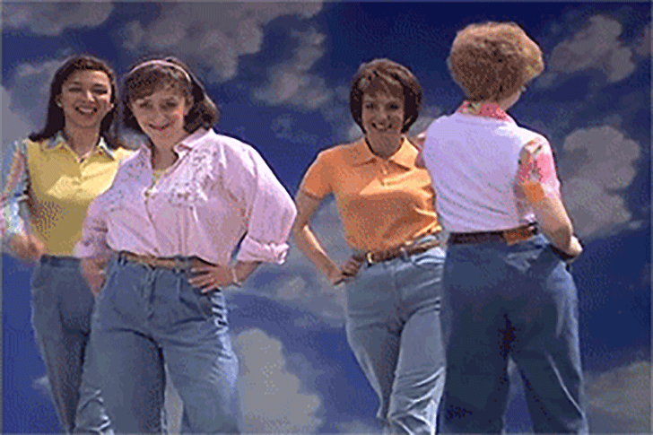 Sometimes this is your biggest motivator: to never have to succumb to mom jeans.