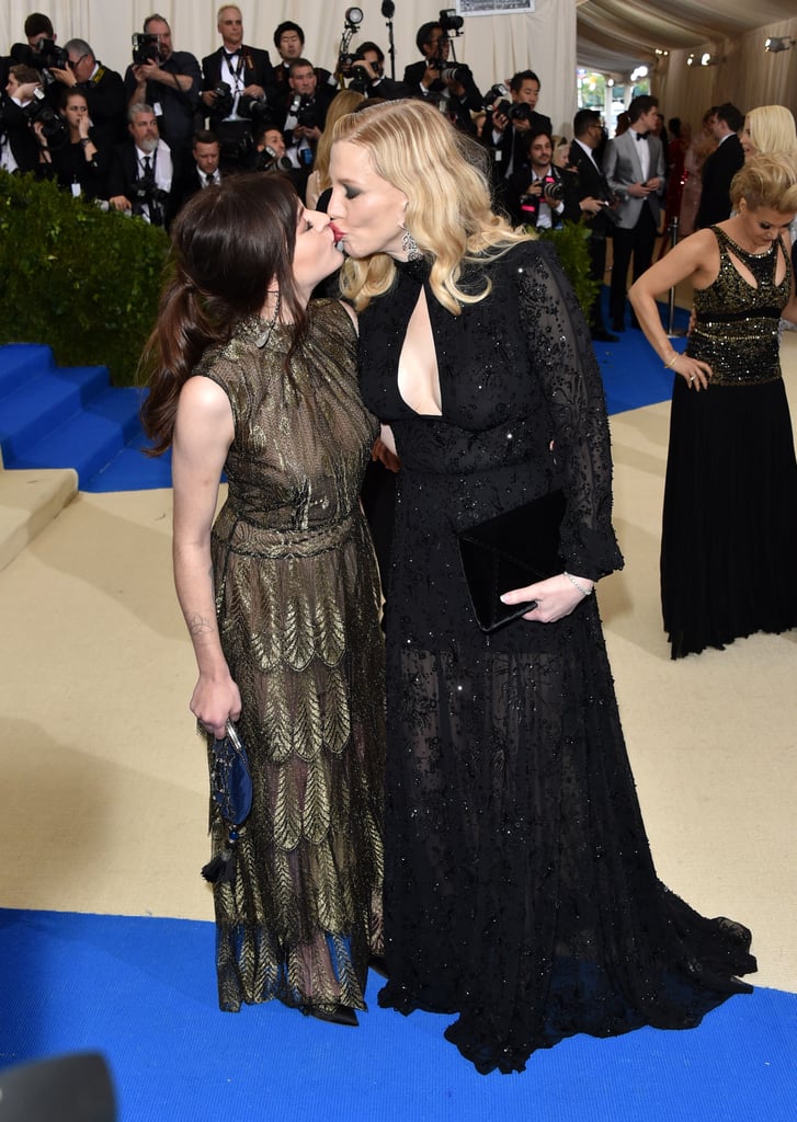 Courtney Love and Frances Bean Cobain at the 2017 Met Gala