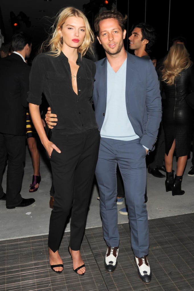 At the DVF afterparty Lily Donaldson and Derek Blasberg made a Models at Fashion Parties New