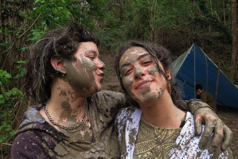 Mud wrestle.