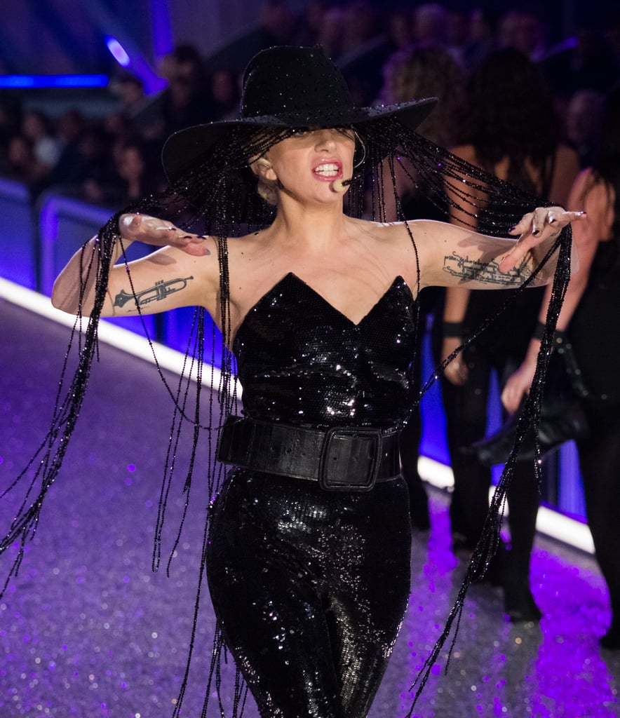 Lady Gaga at the Victoria's Secret Fashion Show 2016