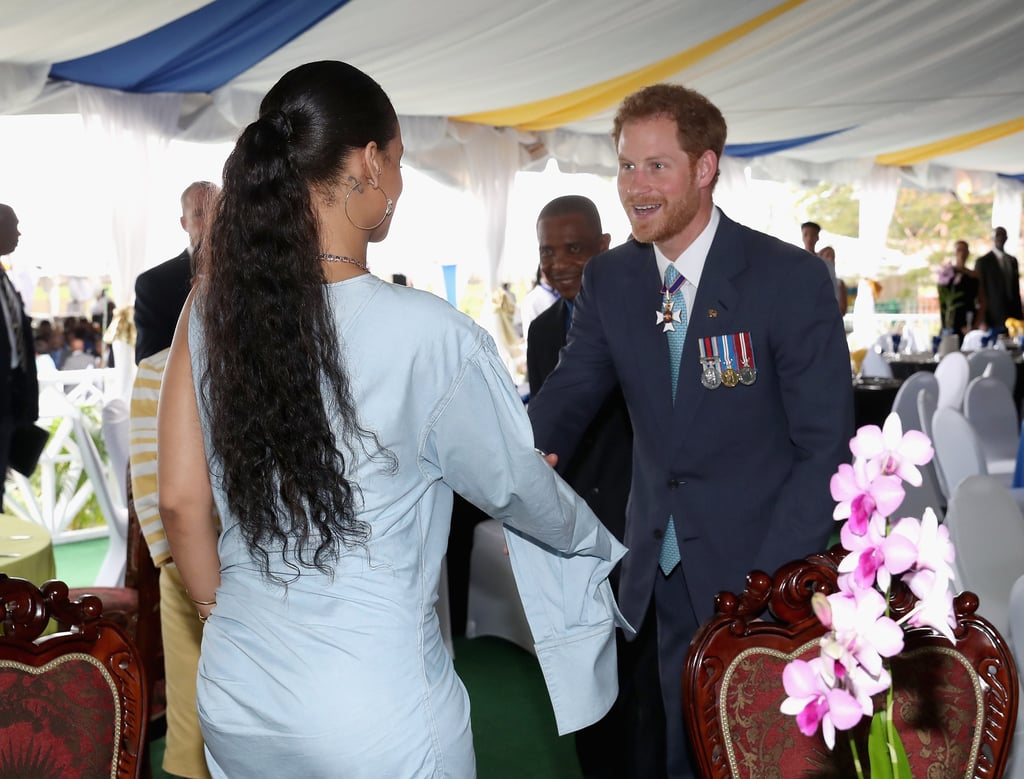 Prince Harry Meeting Rihanna in Barbados 2016