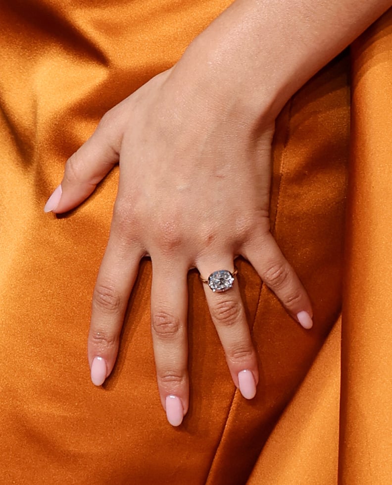 Zendaya's Strawberry Milk Engagement Nails