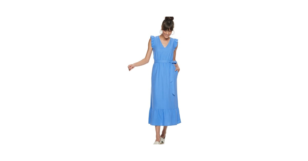 Popsugar At Kohl S Belted Maxi Dress 16 Dresses So Good No One