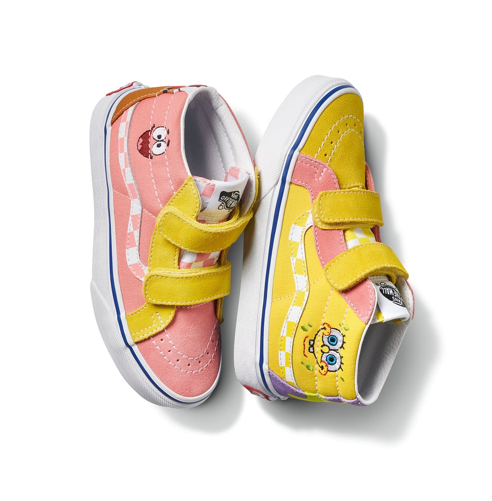 Vans X SpongeBob Kids Sk8-Mid Reissue V — Best Friends