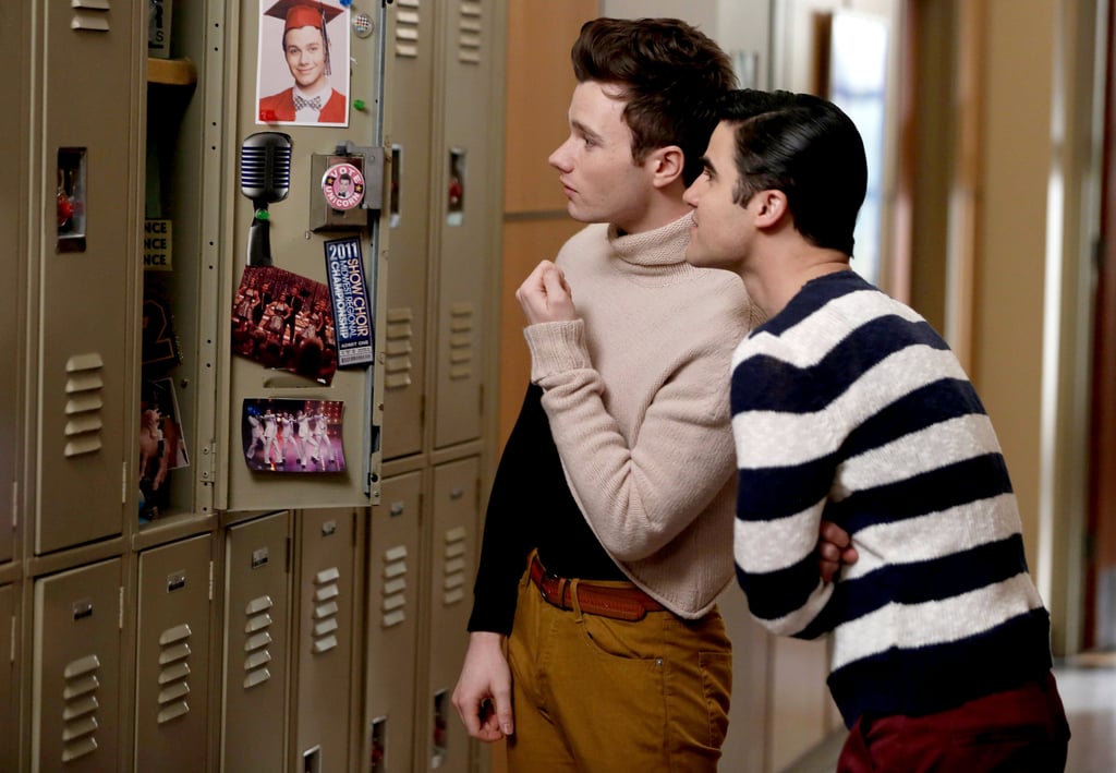 Blaine Darren Criss And Kurt Chris Colfer Reminisce By The Glee Series Finale Pictures