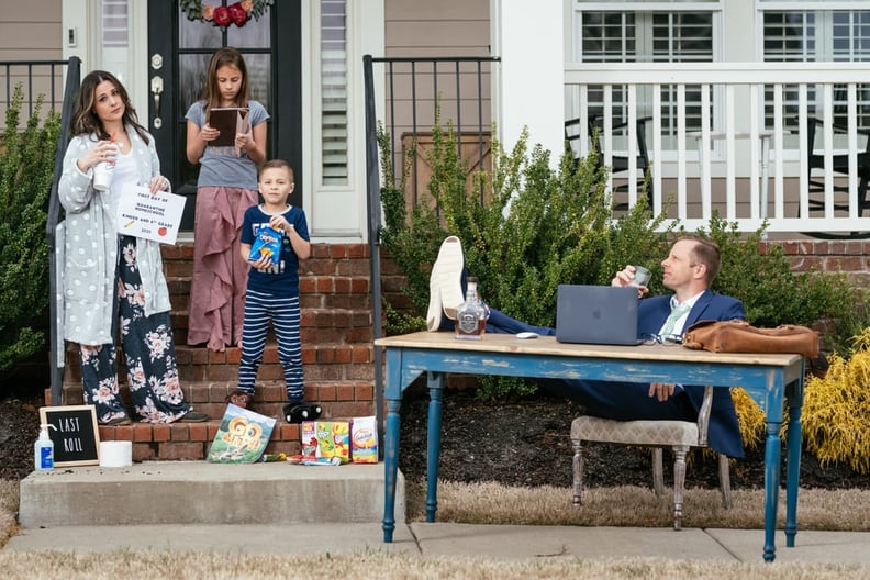This family staged a hilarious photo shoot . . .
