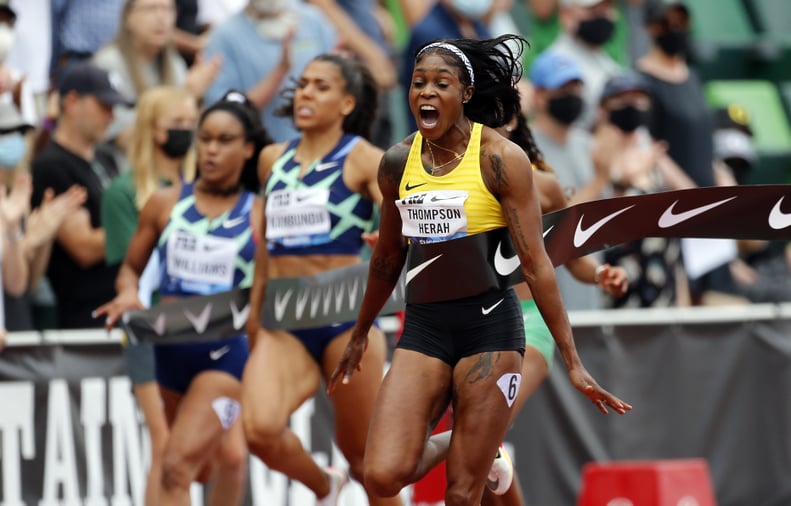 Team Jamaica's Elaine Thompson-Herah: Winner of the Women's 100m