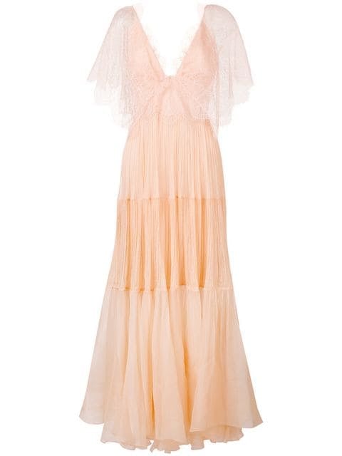 Maria Lucia Hohan Tarika Ruffle Maxi Dress