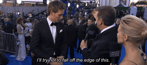 When Eddie Redmayne Was a Little Scared For His Safety