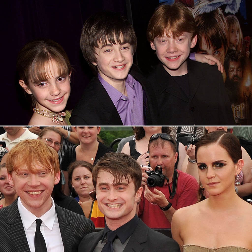 This is the cast at their first premiere in 2001 and their last in 2011.