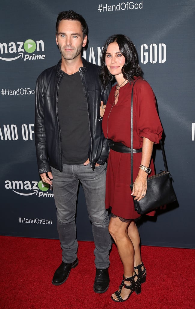 Courteney Cox and Johnny McDaid at the Hand of God Premiere