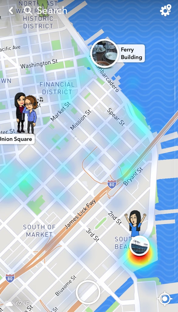 Snapchat Map Bitmoji Meanings What Are The Different Snap Map Bitmoji? | Popsugar News