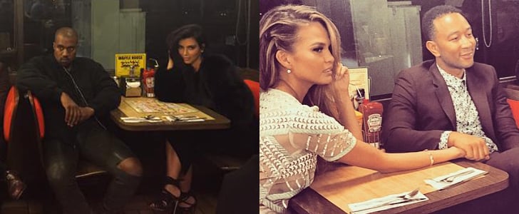 Kim Kardashian and Chrissy Teigen at Waffle House | Pictures