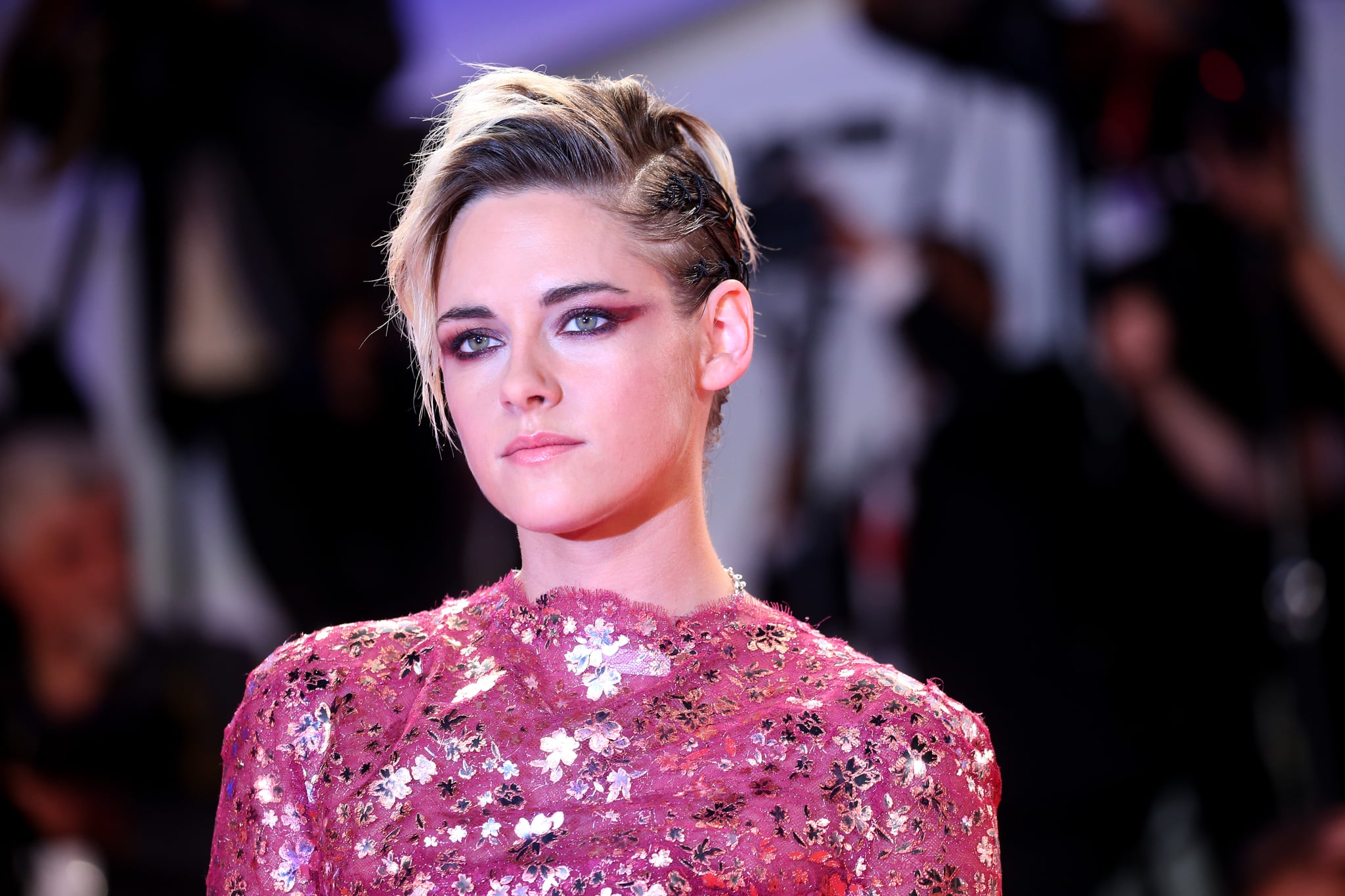 VENICE, ITALY - AUGUST 30: Kirsten Stewart walks the red carpet ahead of the 