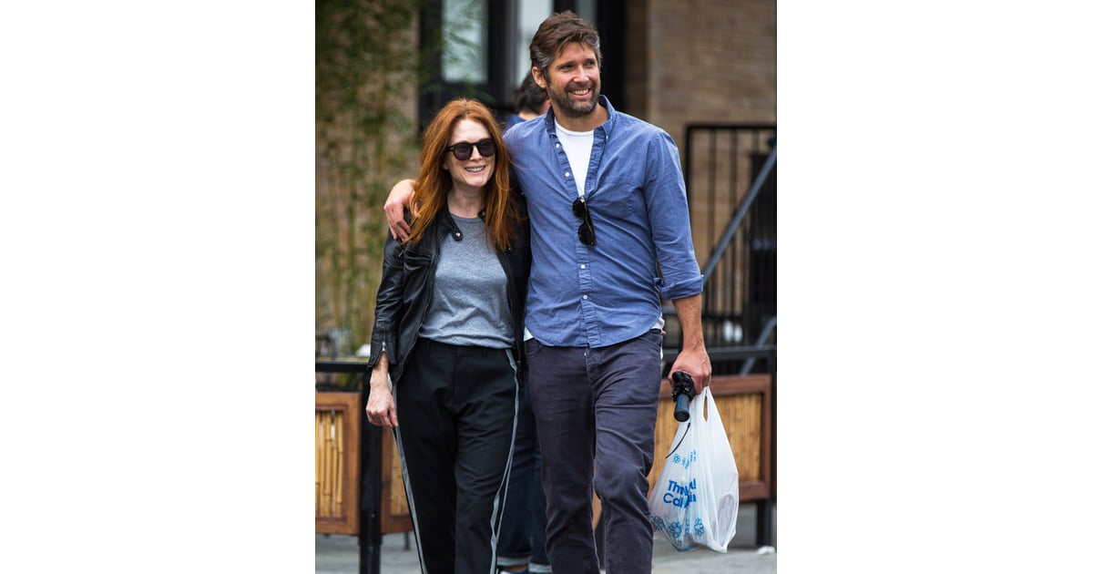 On Tuesday, Julianne Moore stepped out in NYC for a romantic stroll