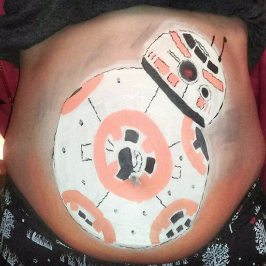 Painted Belly Halloween Ideas For Pregnant Women Popsugar Family