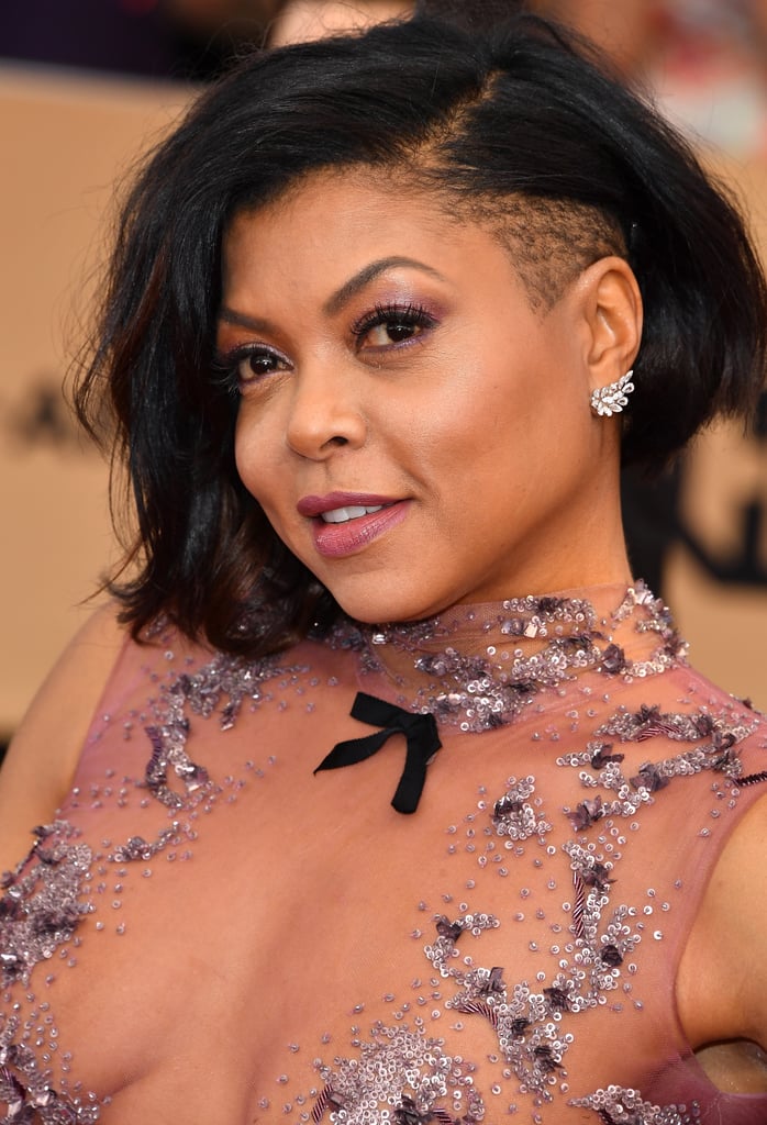 Taraji P Hensons Hair And Makeup At The 2017 Sag Awards Popsugar 