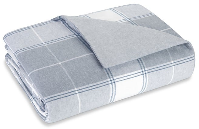 Flannel Luxe Box Plaid Duvet Set