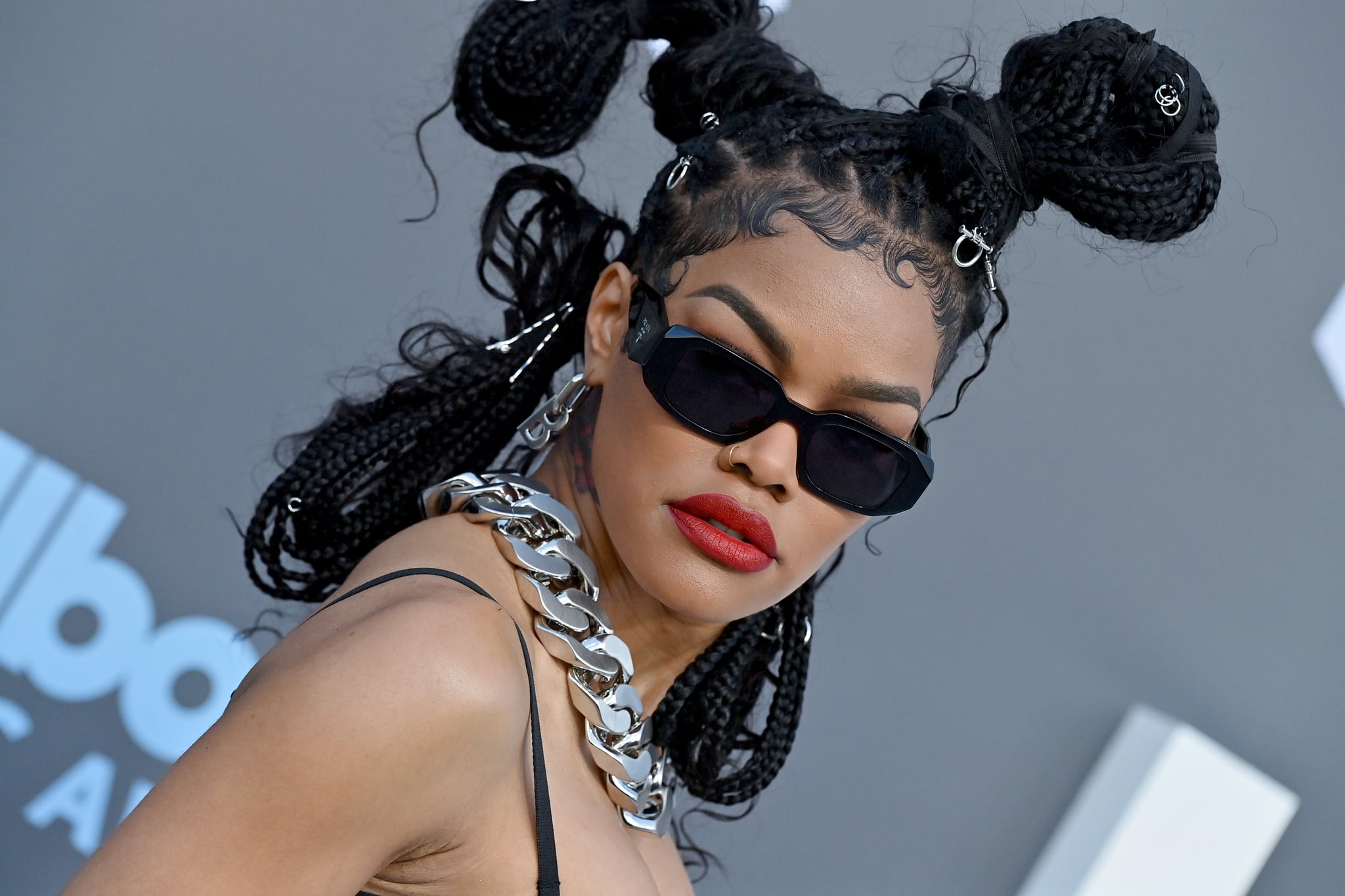 LAS VEGAS, NEVADA - MAY 15: Teyana Taylor attends the 2022 Billboard Music Awards at MGM Grand Garden Arena on May 15, 2022 in Las Vegas, Nevada. (Photo by Axelle/Bauer-Griffin/FilmMagic)