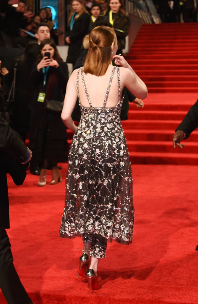 Emma Stone Wearing Chanel at the BAFTA Awards 2017