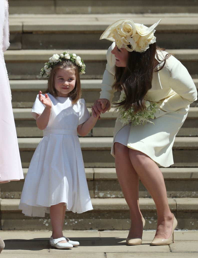 When Princess Charlotte Put That Royal Wave to Good Use