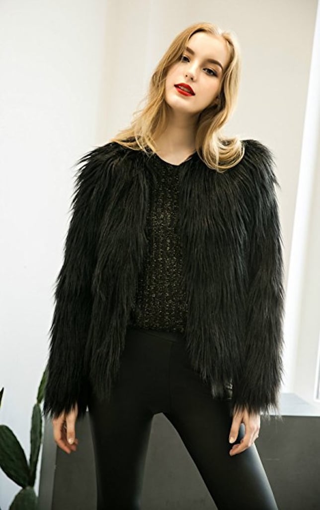 Caracilia Fluffy Faux Fur Coat Amazon Coats POPSUGAR Fashion Photo 9
