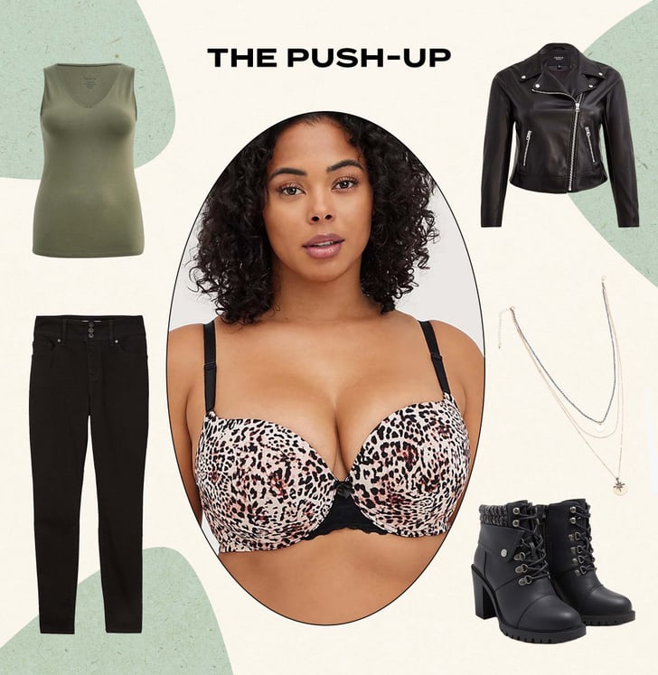 TORRID Push-Up Wire-Free Bra - Grey with 360° Back Smoothing™