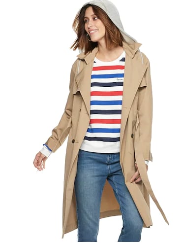 Hooded Trench Coat